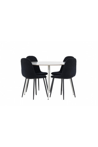 Venture Home Plaza matbord med Polar matstol