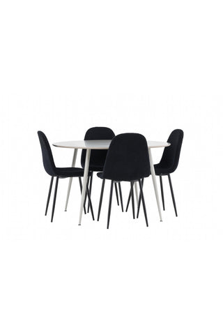 Venture Home Plaza matbord med Polar matstol
