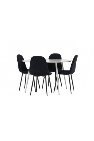 Venture Home Plaza matbord med Polar matstol
