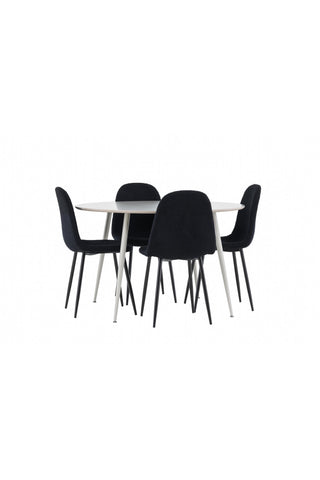 Venture Home Plaza matbord med Polar matstol