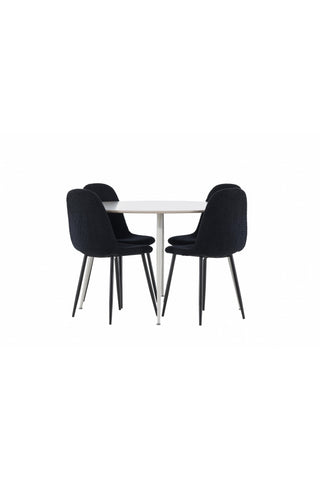 Venture Home Plaza matbord med Polar matstol