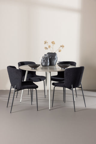 Venture Home Plaza matbord med Modesto matstol