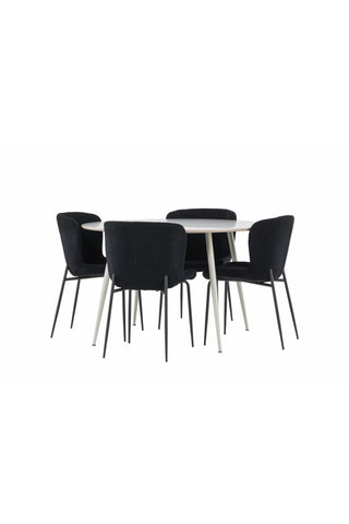Venture Home Plaza matbord med Modesto matstol
