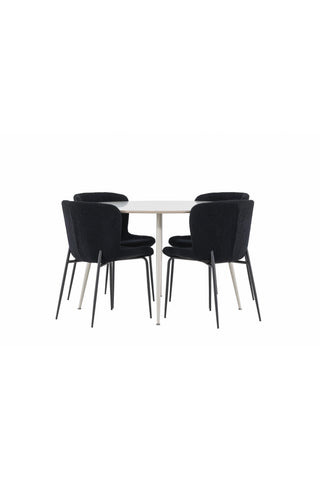 Venture Home Plaza matbord med Modesto matstol