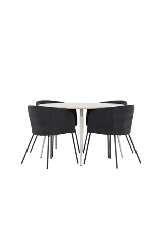 Venture Home Plaza matbord med Berit matstol