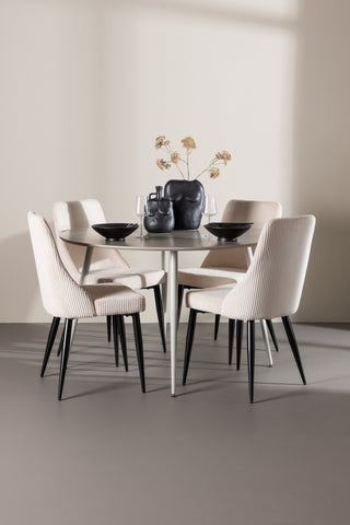 Venture Home Plaza matbord med Leone matstol