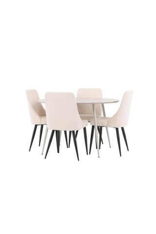 Venture Home Plaza matbord med Leone matstol