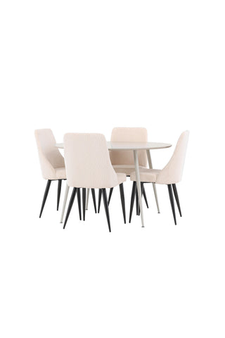 Venture Home Plaza matbord med Leone matstol