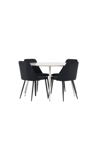 Venture Home Plaza matbord med nattstol