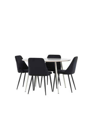 Venture Home Plaza matbord med nattstol
