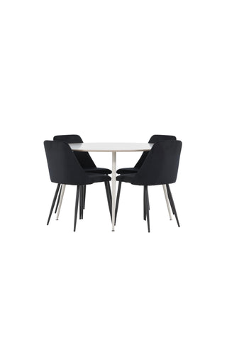 Venture Home Plaza matbord med nattstol