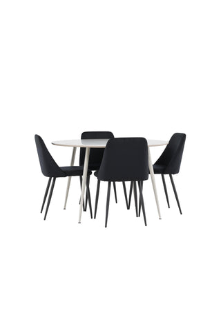 Venture Home Plaza matbord med nattstol