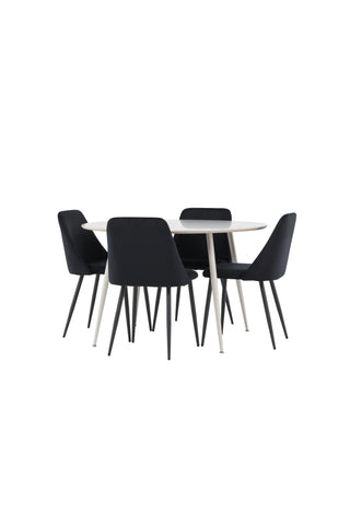 Venture Home Plaza matbord med nattstol