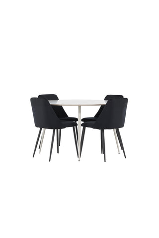 Venture Home Plaza matbord med nattstol
