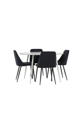 Venture Home Plaza matbord med nattstol