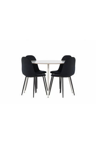 Venture Home Plaza matbord med Polar matstol