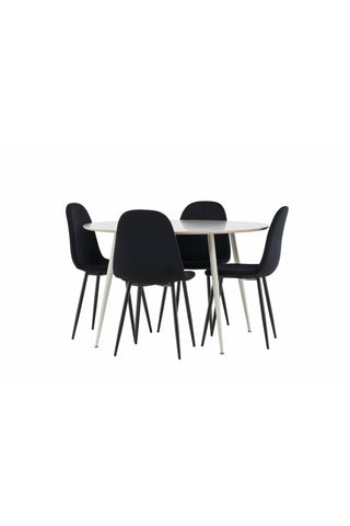 Venture Home Plaza matbord med Polar matstol