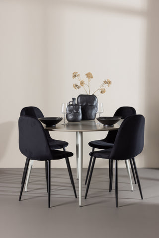 Venture Home Plaza matbord med Polar matstol