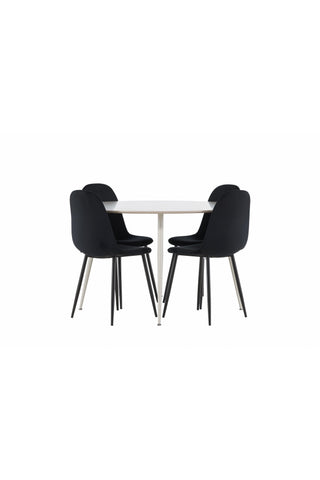 Venture Home Plaza matbord med Polar matstol