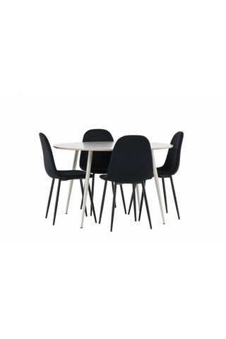 Venture Home Plaza matbord med Polar matstol