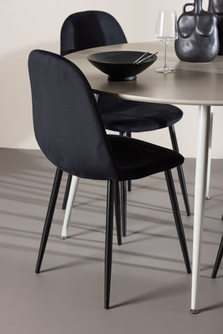 Venture Home Plaza matbord med Polar matstol