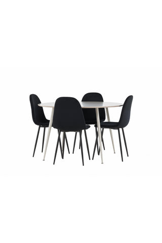 Venture Home Plaza matbord med Polar matstol