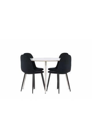 Venture Home Plaza matbord med Polar matstol