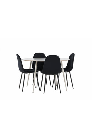 Venture Home Plaza matbord med Polar matstol