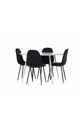 Venture Home Plaza matbord med Polar matstol