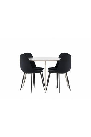 Venture Home Plaza matbord med Polar matstol