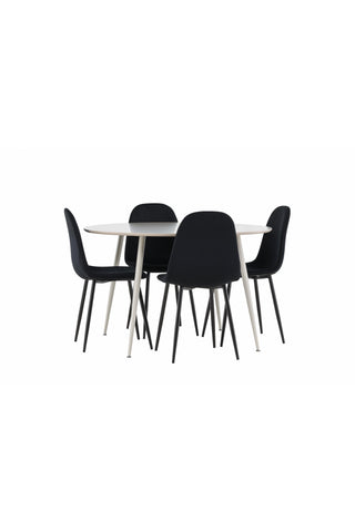 Venture Home Plaza matbord med Polar matstol