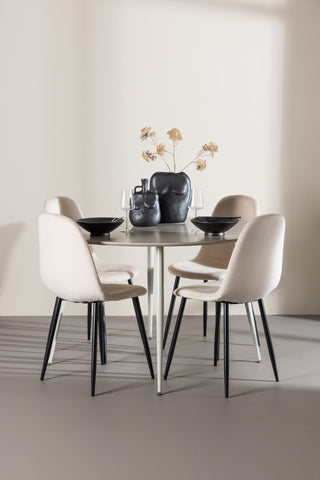 Venture Home Plaza matbord med Polar matstol