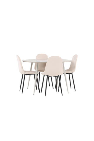 Venture Home Plaza matbord med Polar matstol
