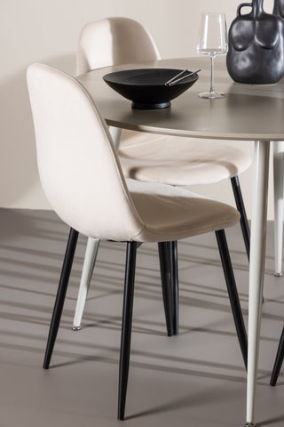 Venture Home Plaza matbord med Polar matstol