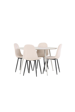 Venture Home Plaza matbord med Polar matstol