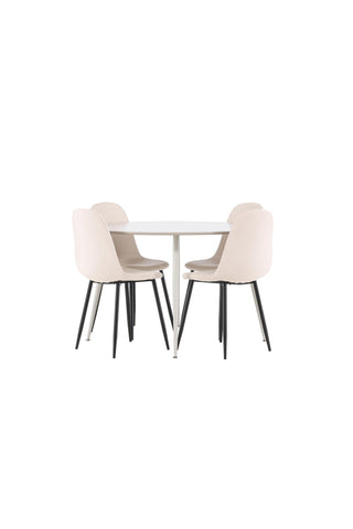 Venture Home Plaza matbord med Polar matstol