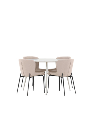 Venture Home Plaza matbord med Modesto matstol