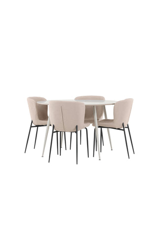 Venture Home Plaza matbord med Modesto matstol