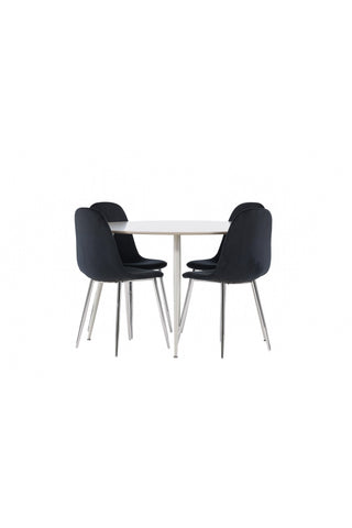 Venture Home Plaza matbord med Polar matstol
