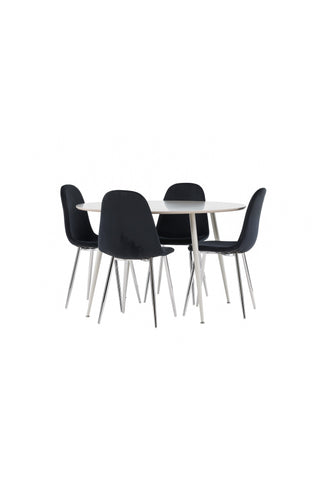 Venture Home Plaza matbord med Polar matstol