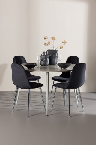 Venture Home Plaza matbord med Polar matstol