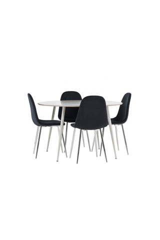 Venture Home Plaza matbord med Polar matstol
