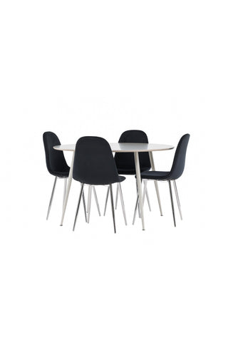 Venture Home Plaza matbord med Polar matstol
