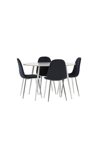Venture Home Plaza matbord med Polar matstol