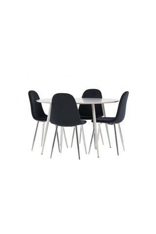 Venture Home Plaza matbord med Polar matstol