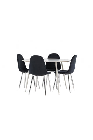 Venture Home Plaza matbord med Polar matstol