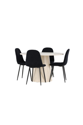 Venture Home Lanzo matbord med Polar matstol