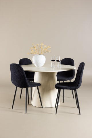 Venture Home Lanzo matbord med Polar matstol