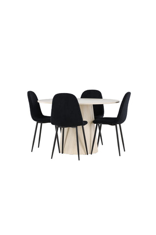 Venture Home Lanzo matbord med Polar matstol