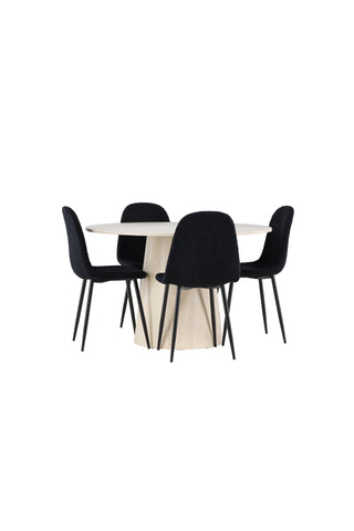 Venture Home Lanzo matbord med Polar matstol
